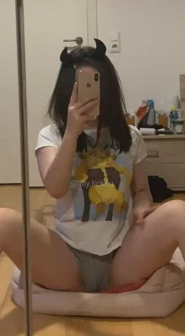 I refuse to wear a bra for highschool 🤭 - free porn video