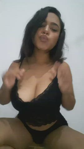 I love flashing my big boobs, I hope you love seeing them!! - free porn video
