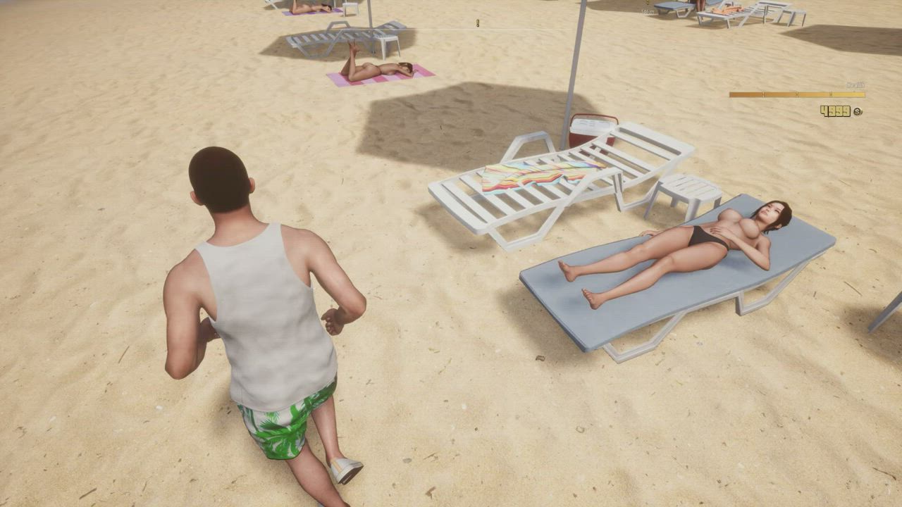 Summer beach fun in the city (Open World) [SunbayCity] - free porn video