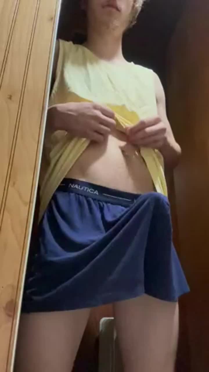 It can’t help but just stand straight up in the morning, I heard that hits the good spots though…what do you think👀😈❤️ - free porn video