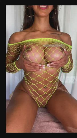 I just love fishnets! - free porn video