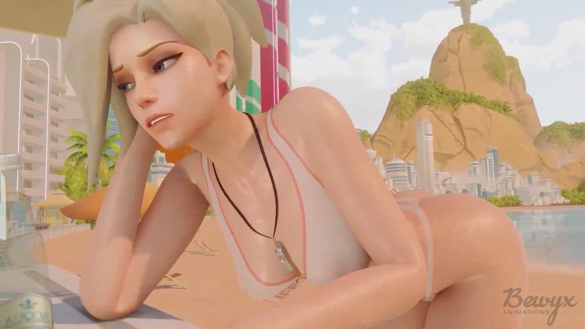 Mercy - "Lifeguard Duty" (Bewyx) [Overwatch] - free porn video