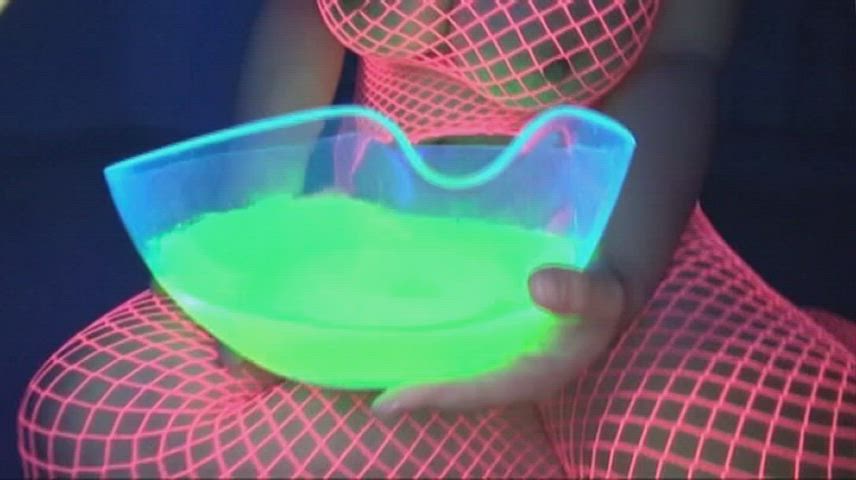 Stroking my thick bi cock and gooning to big Japanese tits - free porn video