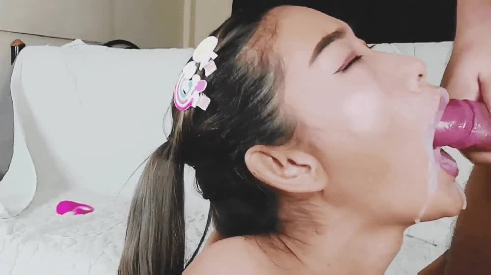 I really love big loads on my face - free porn video