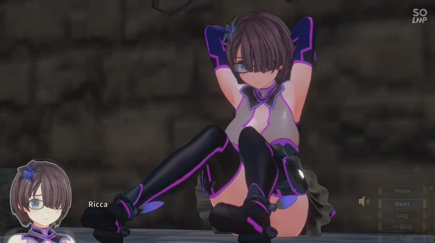 anime girl get fuck so hard by town people [ Holy Knight Ricca ] - free porn video