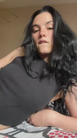 I never wear a bra because I like to see how old men look at me 😁 - free porn video