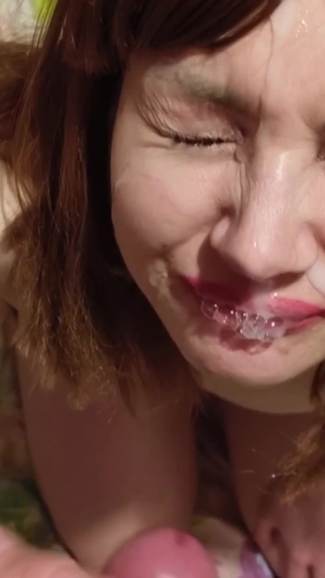 Rundalya played the role of a housewife who got jizzed on her face. - free porn video
