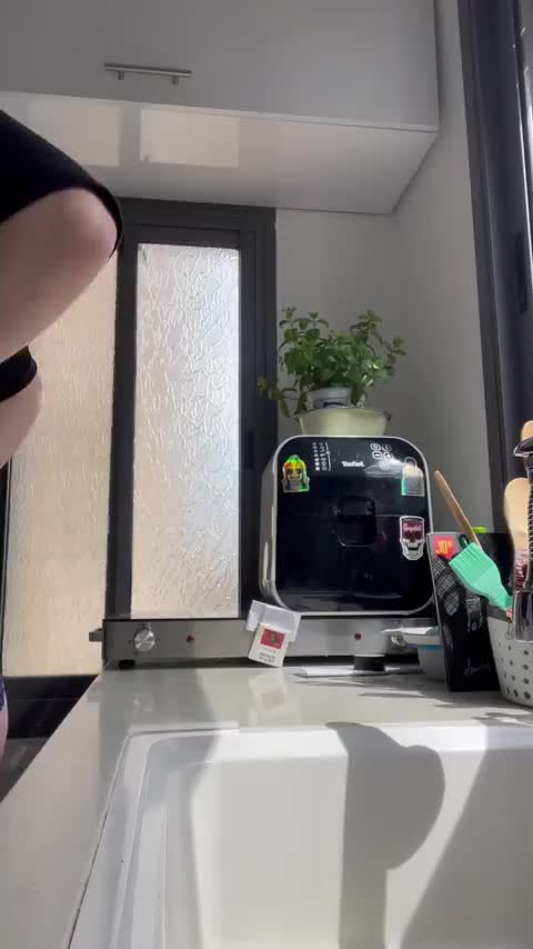 Can you eat my ass in the kitchen? 😉 - free porn video