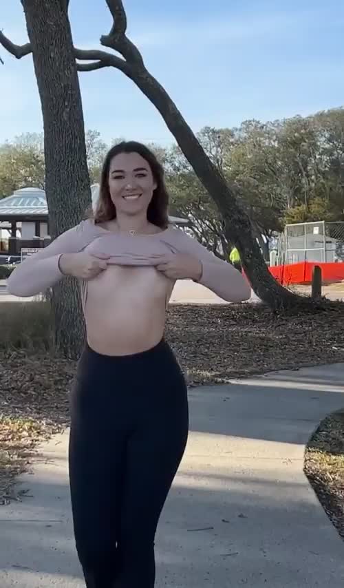 anyone want to play in the park with me? 😝 - free porn video