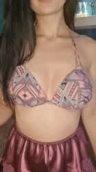 My boobs didn't stick to the plan and they droped out of my bra sooner - free porn video