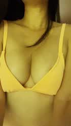 Shhh don’t tell my daddy I showed you my tits. Wanna suck them while he’s away? - free porn video