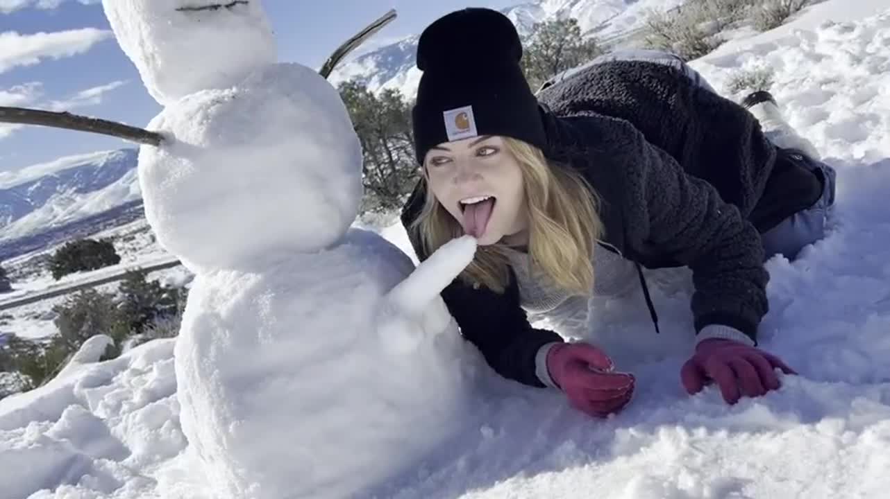 Wishing this wasn't just snow... - free porn video