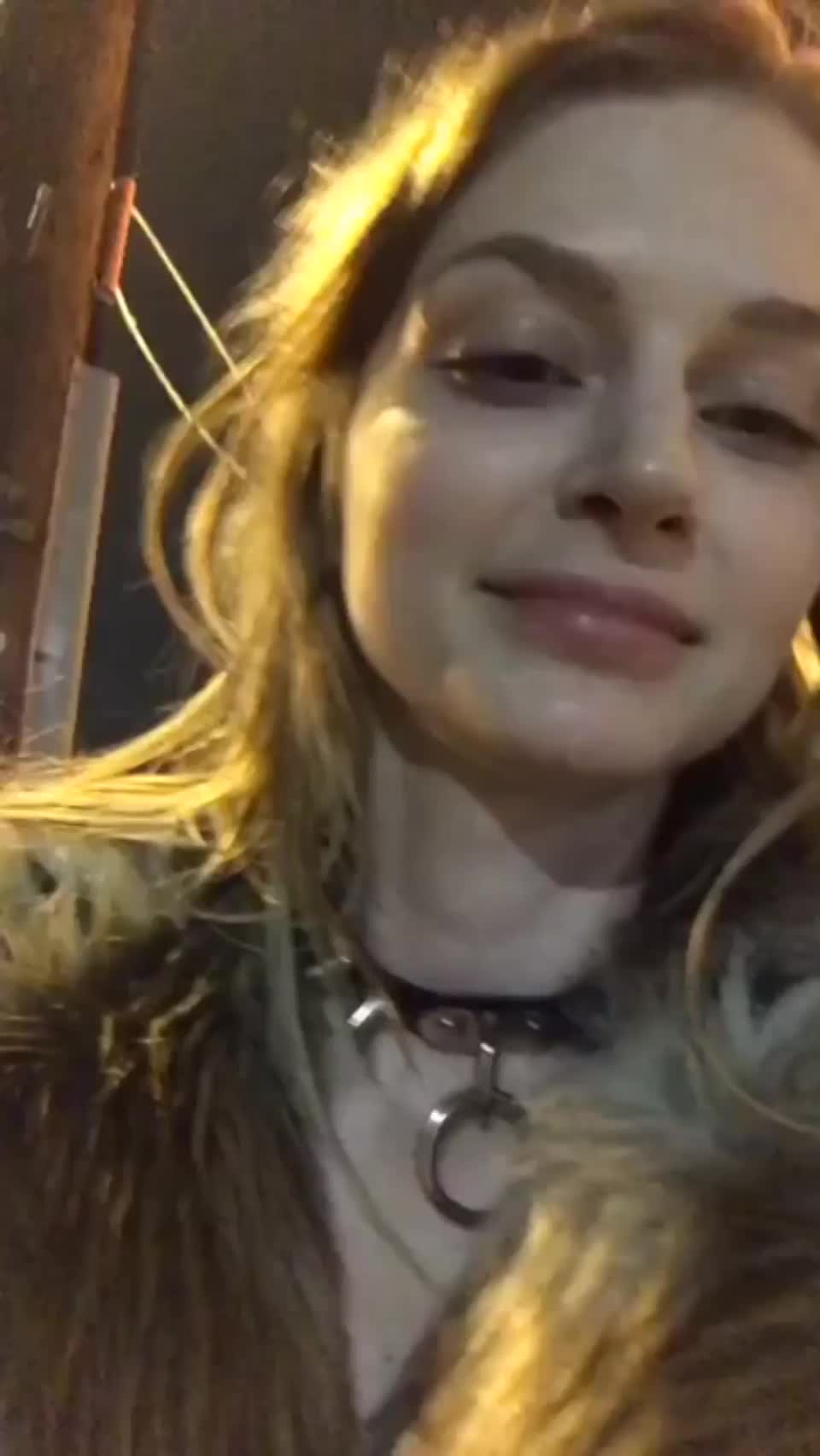 Hot Blonde Revealing in Public and Those Tits Are Wow - free porn video
