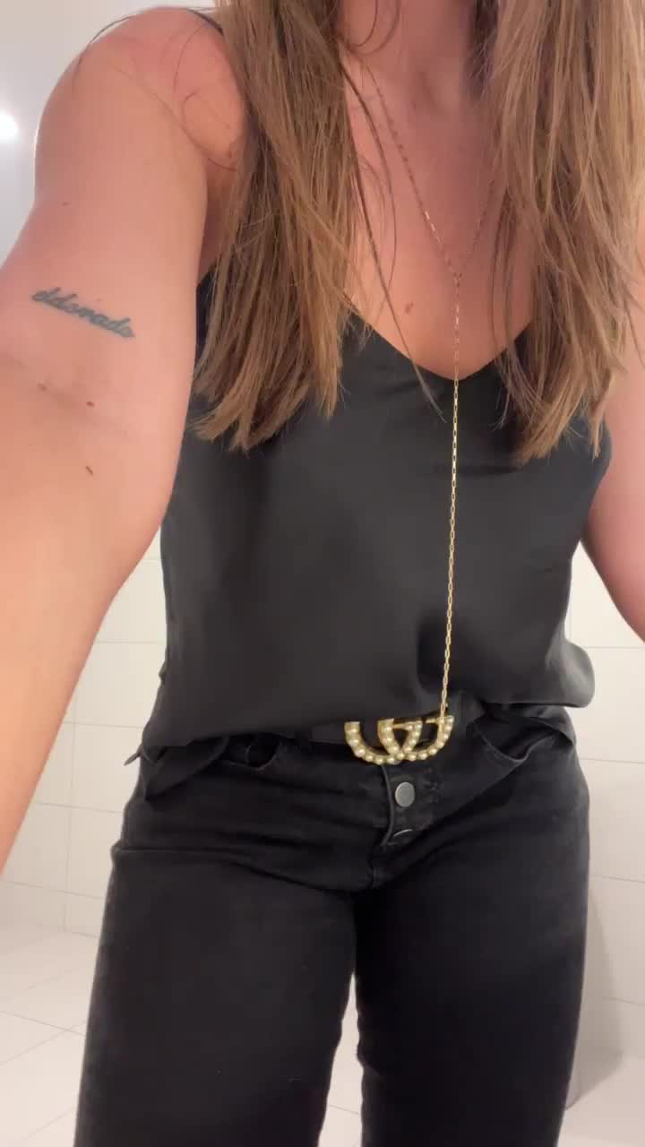 No bra at work for casual Friday! [gif] - free porn video