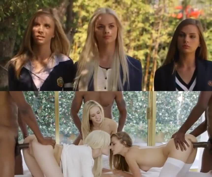 Rachel James, Elsa Jean, Sydney Cole, Cute Mode | Slut Mode, Sorority Initiation - free porn video