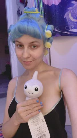 a slutty study of how Castform alters the weather and how my nipples react … wait for the bounce 💫☄️🌧💧 [F] - free porn video