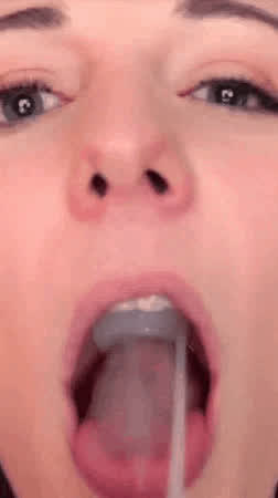 Cum at the back of her throat - free porn video