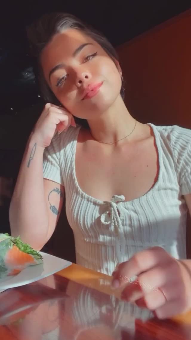Sushi with a side of tits~ [GIF] - free porn video