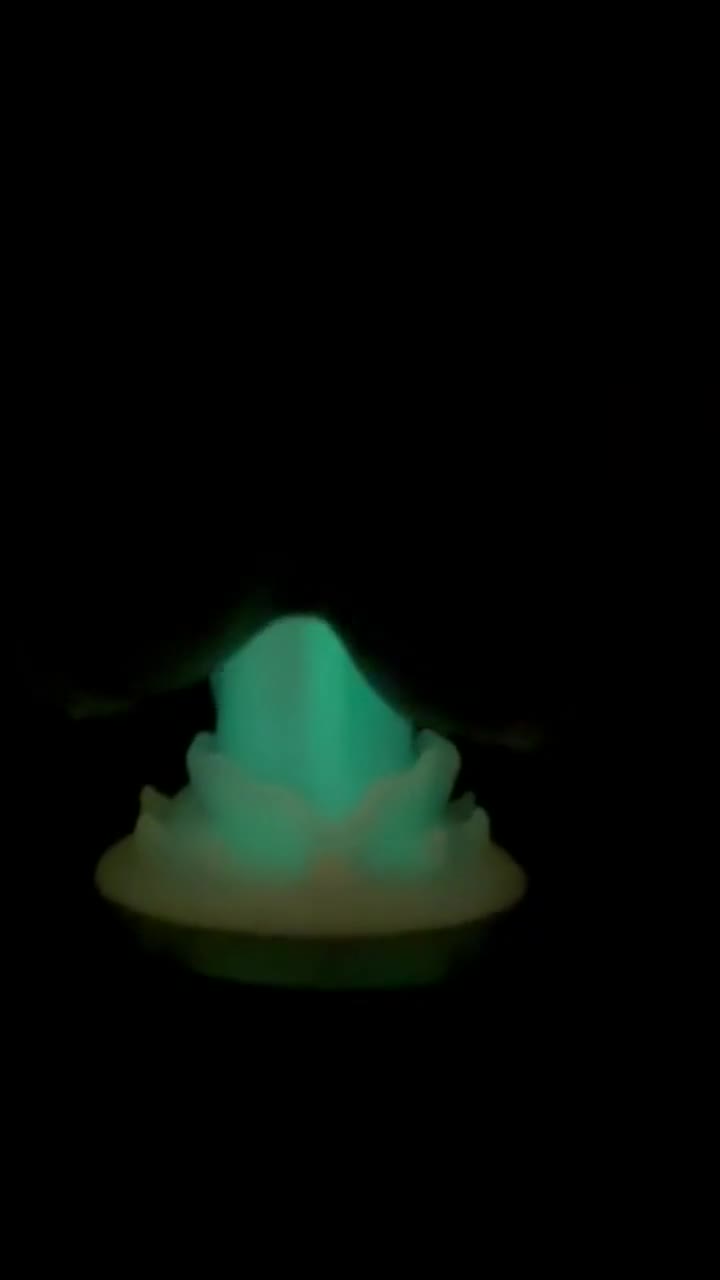 Check out this glow-in-the-dark dildo disappearing inside me in the dark….. - free porn video