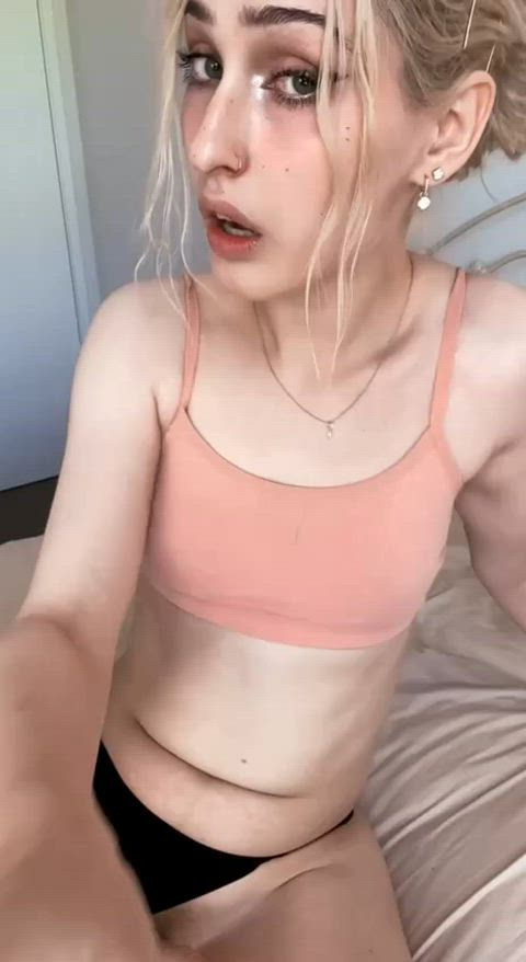 Goon to this cutie pumping her girlcock - free porn video