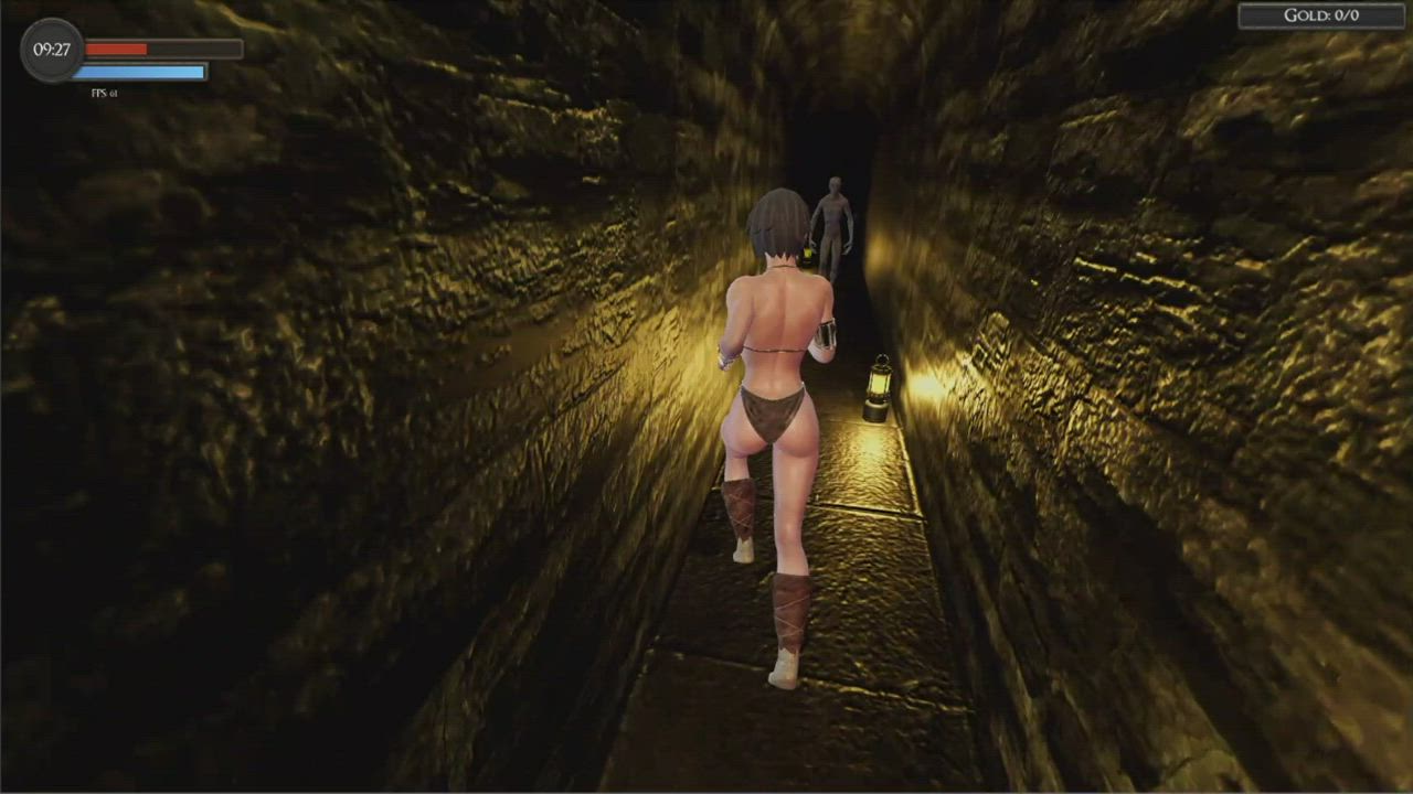 She sleeps, she is inside nightmare, she can't wake up until he allows it (in-game)[The Last Barbarian] - free porn video