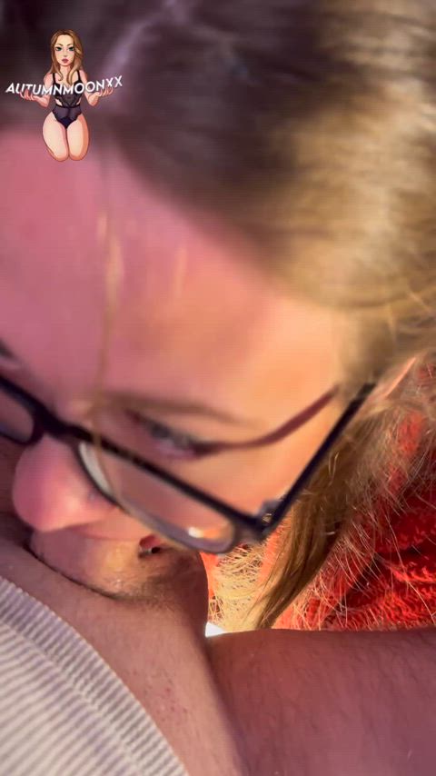 I so enjoy getting sloppy with his cock down my throat 💕🤤 - free porn video