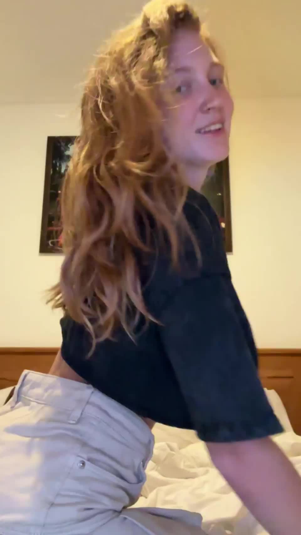 My pink panties already wet🥵 - free porn video
