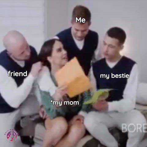 Mom didn't want her son's friend's to be alone in the eve - pt 1 - free porn video
