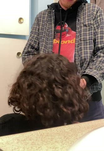 Cock slapped in the bathroom - free porn video