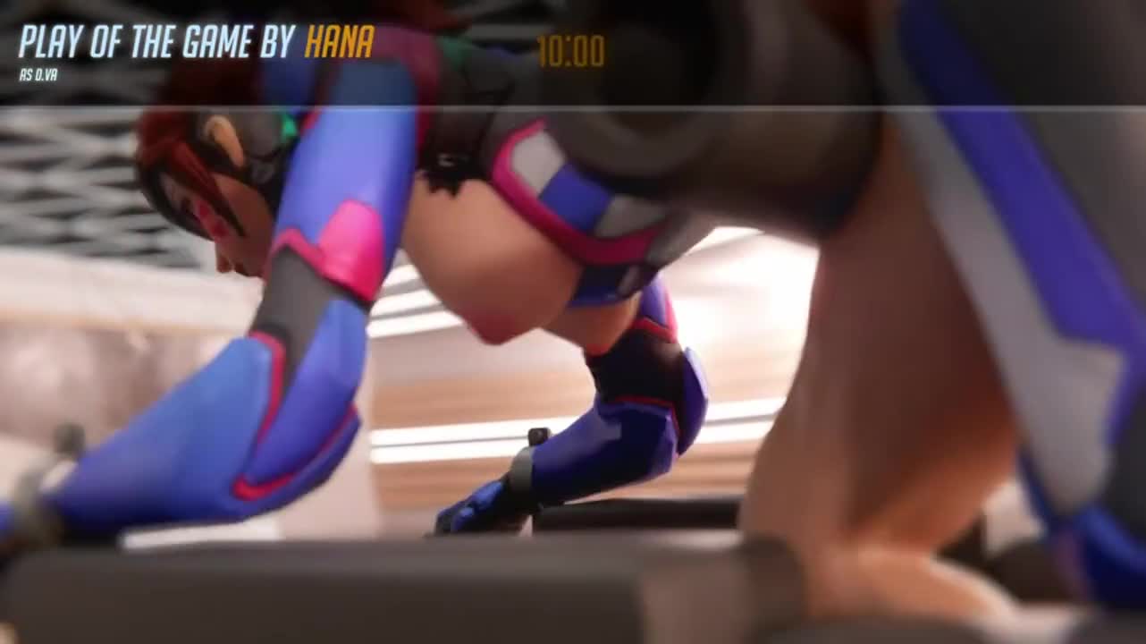[Overwatch] D.va suffers a humiliating defeat. (gargle1337) - free porn video