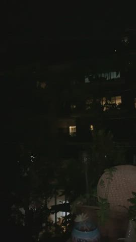 Doggy on our rooftop in the middle of the city, sometimes we just can't help ourselves... - free porn video