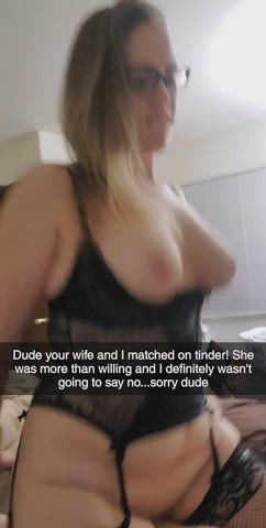 Tinder is the best place to meet my wife...apparently - free porn video
