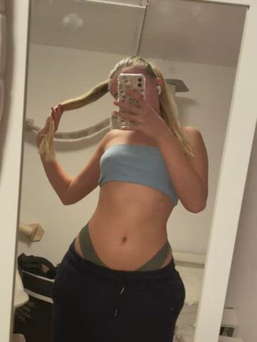 when i am at home, i never wear a bra haha maybe thats why my stepbro always watches... - free porn video