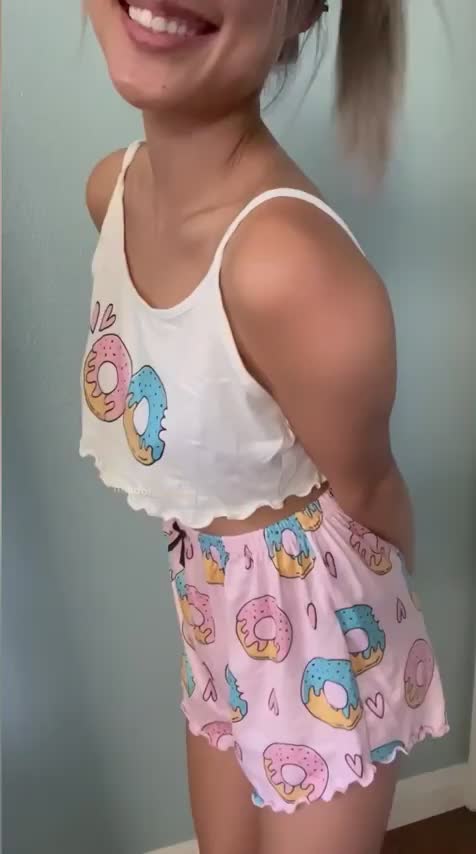 I won't really wear any of this to sleep, naked is best! - free porn video