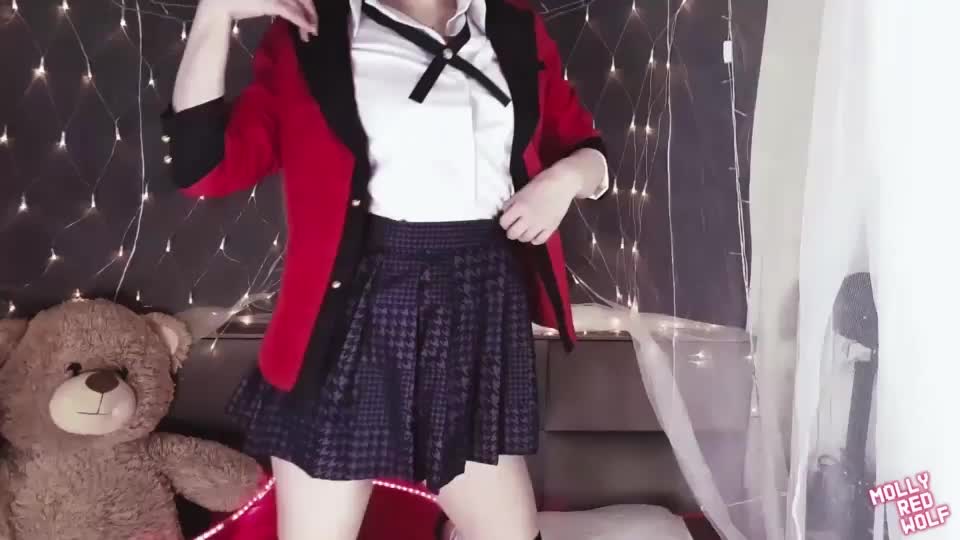 Fulfills The Wishes Of The Owner. Cosplay Ririka Momobami From Mollyredwolf :3 - free porn video