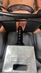 Do you like seeing my pierced tits while I squirt on a huge toy?!? 😈💦 - free porn video