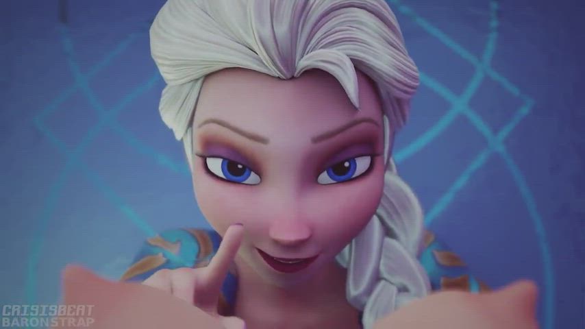 Elsa plays with Anna (Baronstrap) [Frozen] - free porn video