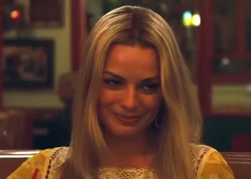 Margot Robbie face when a dirty old producer starts pulling down his pants - free porn video