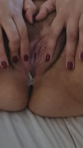 I love feeling his cock throb when he cums inside me 😘😋 - free porn video