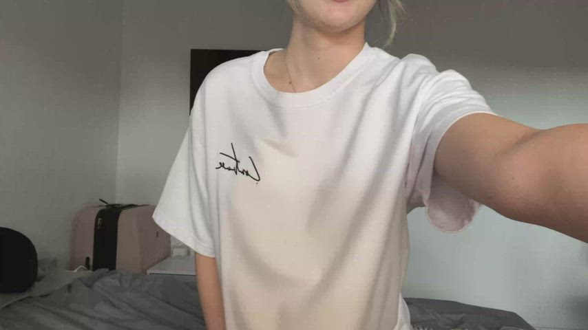would you fuck a (not so) innocent 19y/o teen like me😊 - free porn video