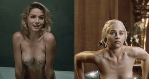 Ana de Armas vs Emilia Clarke - free porn video