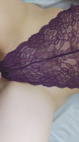 His favorite purple bodysuit, so he wanted to leave it on. - free porn video