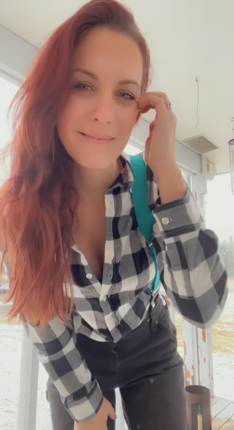 I don’t care how cold it is, I’ll always take my tits out for you - free porn video