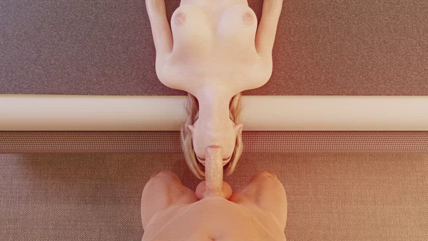Aerith Deepthroat (HentaiVR / Tyviania) [Final Fantasy VII] - free porn video