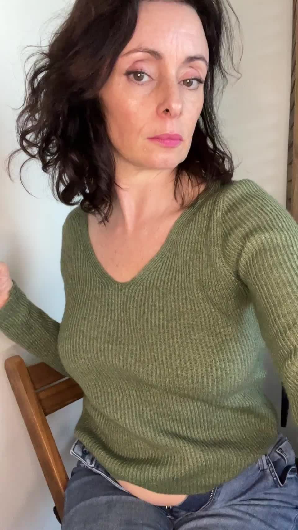 I accidentally showed my boobs on Zoom to my students - free porn video
