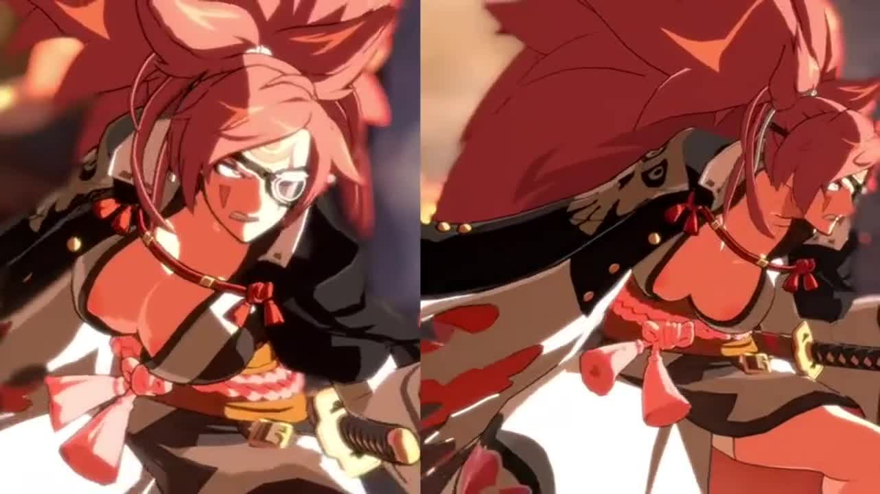 Baiken Nipslip (Fusrokameha) [Guilty Gear] - free porn video