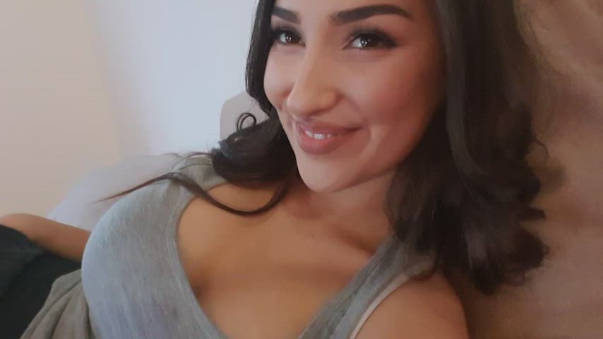 Big tits and cute smile... you should see my ass - free porn video