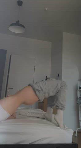 I wish every guy in campus would smash my ass as I pass - free porn video