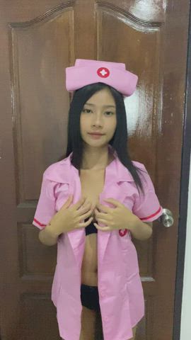A hot nurse need some relieve hehe 😂 - free porn video