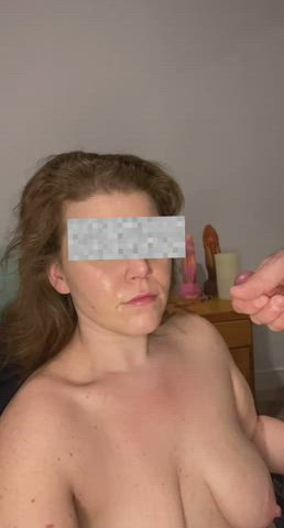 Please Pump Your Juicy Meat All Over My Face Daddy 👅💦 - free porn video